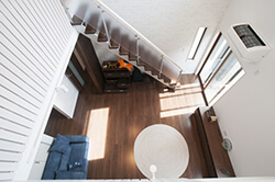 スケルトン階段　メリット４ 広々とした開放感のある空間を演出できる