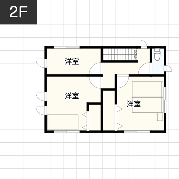 【25坪の場合】敷地の狭さを解決する屋上庭園の家例