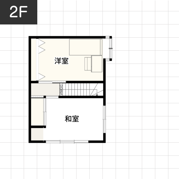 【35坪の場合】広々としたリビング空間を実現した家例