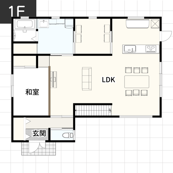 【50坪の場合】おうち時間が楽しくなる住まいが実現例