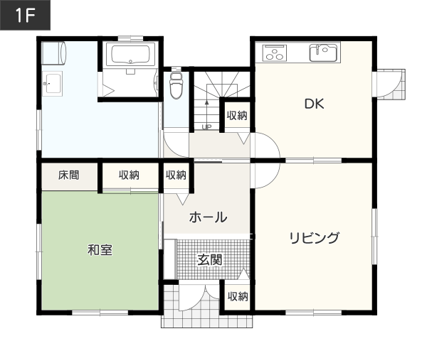 子ども部屋を確保できる4LDKの間取り例