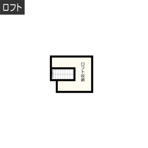 3-3.主寝室内に書斎を設けた3LDKの間取り３階イメージ