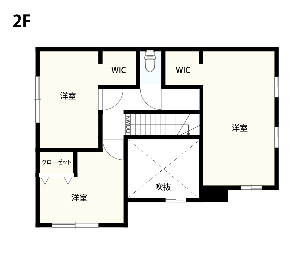 注文住宅2,000万円台「2階建て・4LDK」の間取り