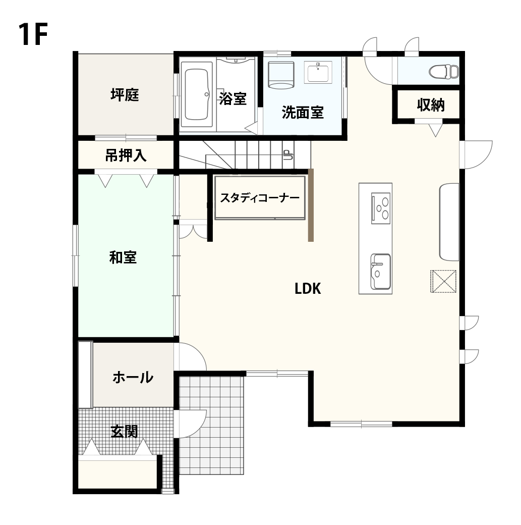 注文住宅2,000万円台「2階建て・4LDK」の間取り