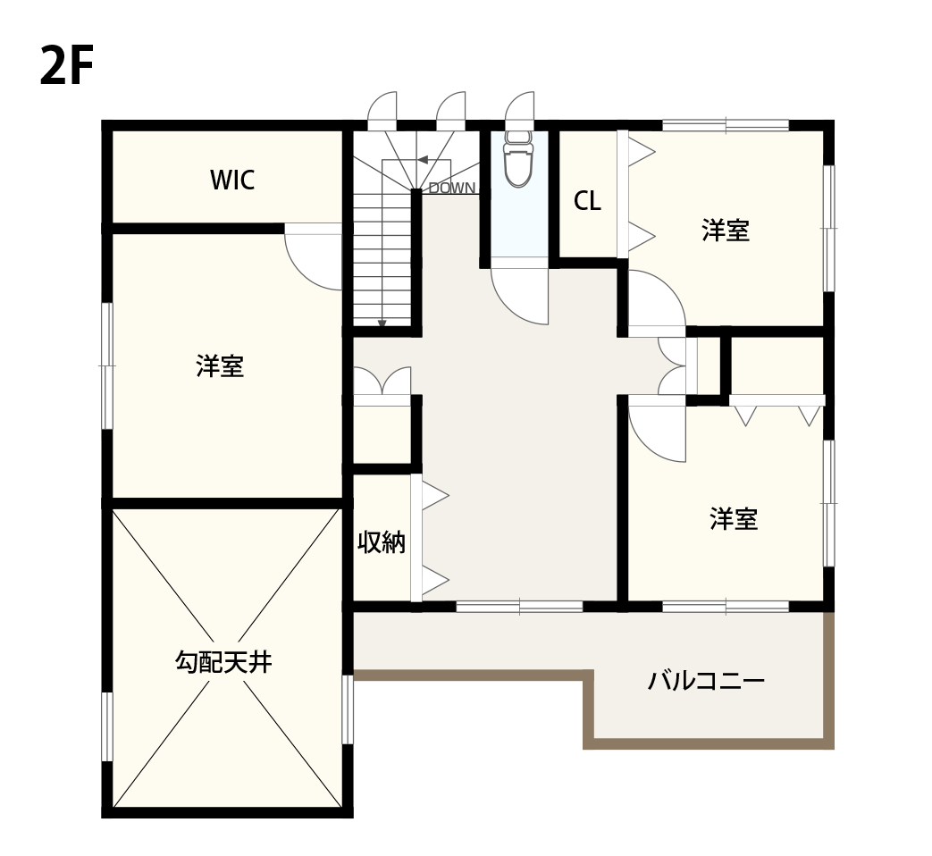 注文住宅2,000万円台「2階建て・4LDK」の間取り