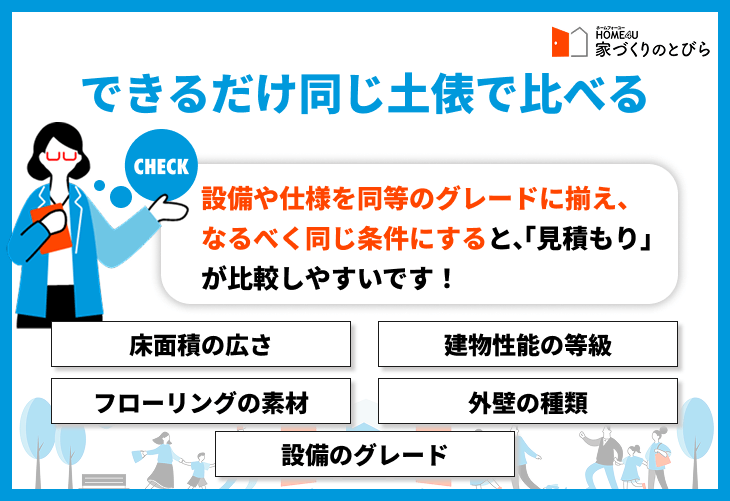 金額差を比較するポイント5つ