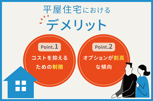 タマホームの平屋住宅におけるデメリット