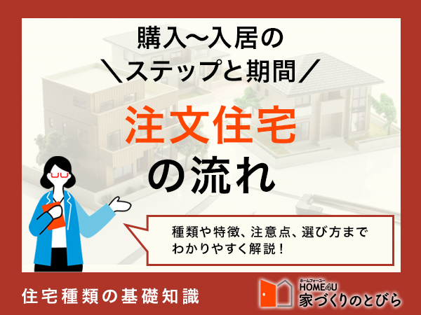 【注文住宅の流れ】期間や購入時の手続きを全解説!お金の流れ・注意点は?