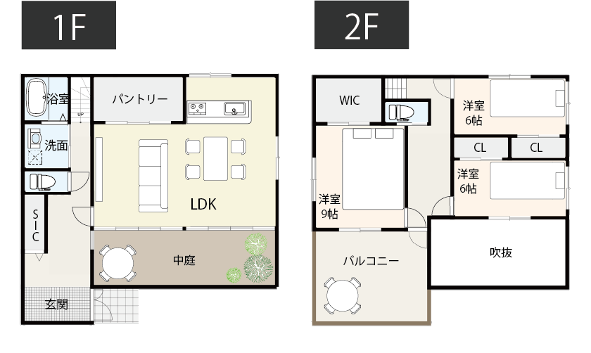 【3LDK】おすすめ間取り図例