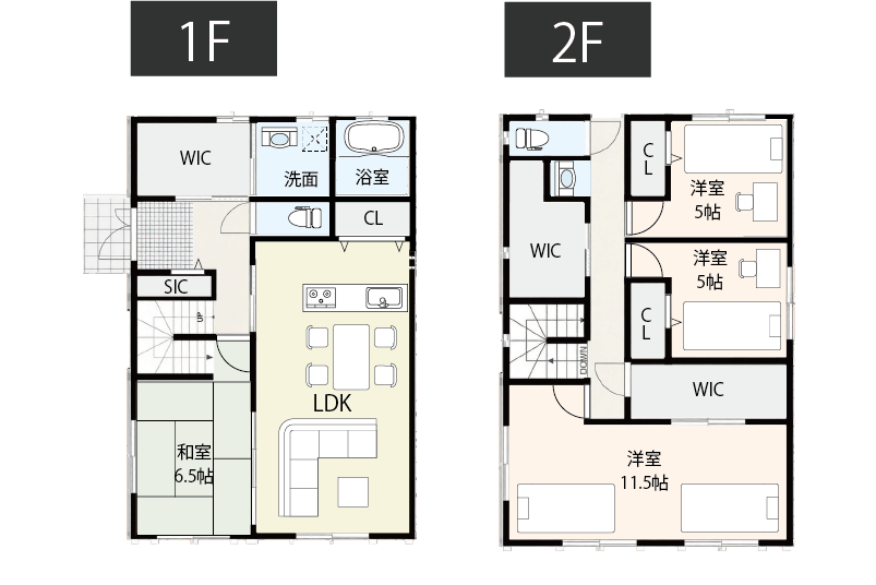 【5人家族の生活動線確保】忙しい朝の時間効率を良くする間取り例