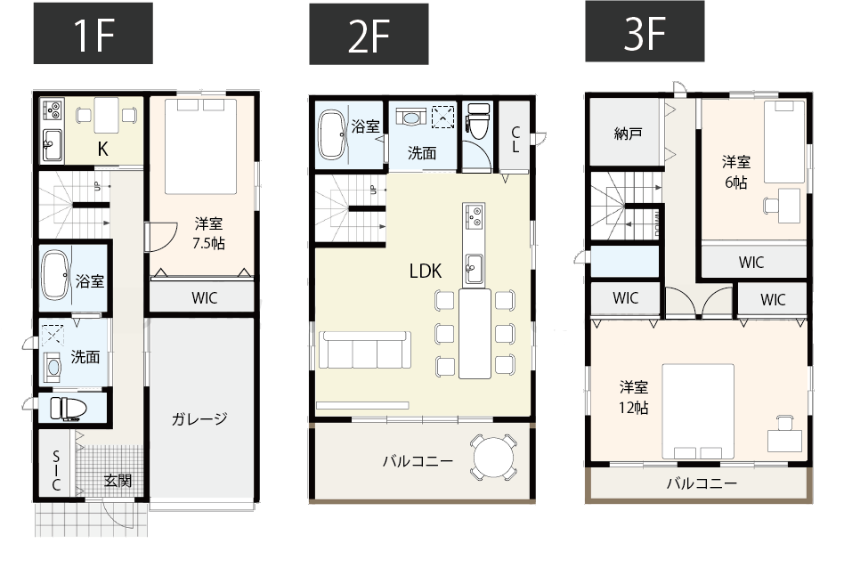 【ローコスト】狭い土地でも広々住める二世帯住宅間取り