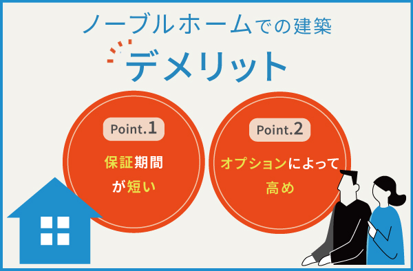 ノーブルホームのデメリット