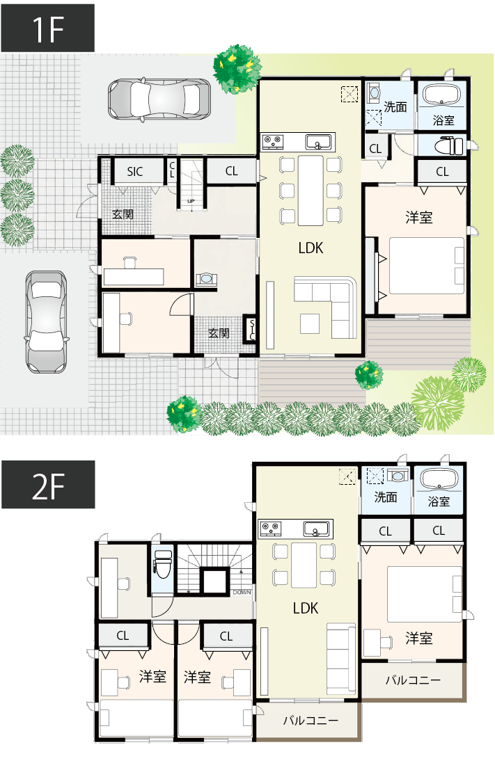 二世帯住宅の注文住宅を建てる場合