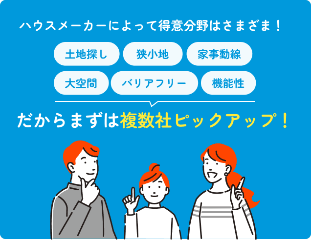 補助金をオトクに使えるハウスメーカーを絞り込み！